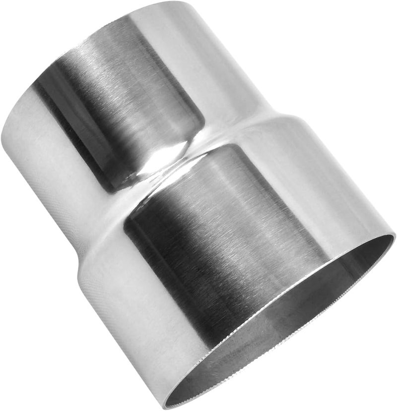 GESEXI Exhaust Adapter Connector 3"ID to 3.5"ID，Exhaust Adapter Total Length 4 "Stainless Steel Polished. - Image 1